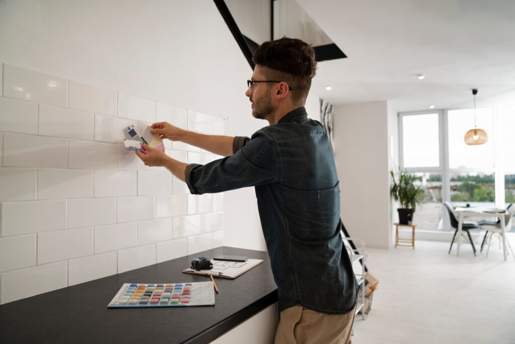 Renovate kitchen cabinets before and after