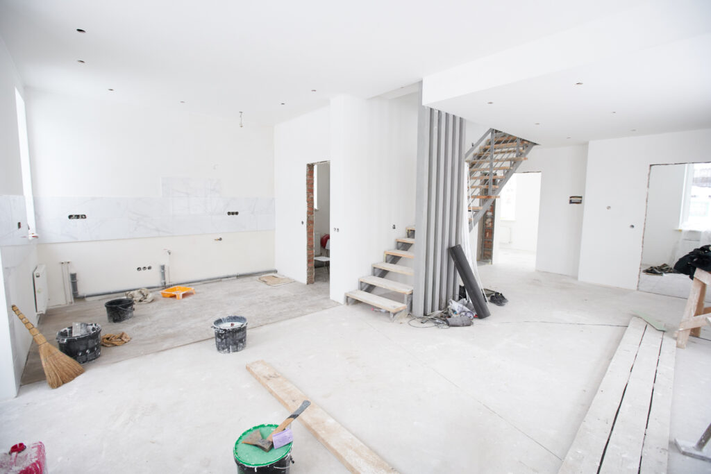 interior home construction